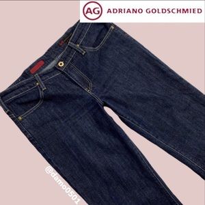 AG Adriano Goldschmied Dark Blue Flare Jeans